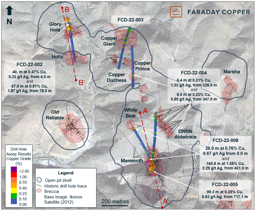 Faraday Copper Corp., Tuesday, September 6, 2022, Press release picture